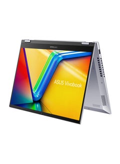 Buy VivoBook Flip-TP3402VA-LZ144W Laptop With 14-Inch Touch Display, Core i9-13900H Processor/16GB RAM/1TB SSD/Windows 11/Intel Iris Xe Graphics With Pen English/Arabic Silver in Saudi Arabia