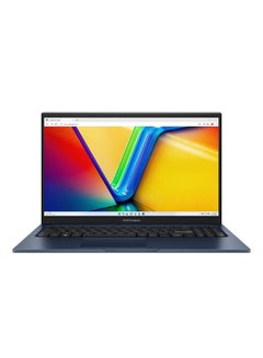 اشتري Vivobook X1504ZA-NJ657 Laptop With 15.6-Inch FHD Display, Core i5-1235U Processor/8GB RAM/512GB SSD/Intel Iris Xe Graphics/DOS(Without Windows)/ English/Arabic Blue في السعودية