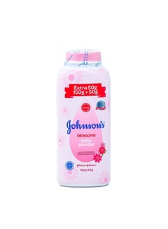 اشتري Johnson's Blossoms Baby Powder 150gm with Extra 50gm في مصر