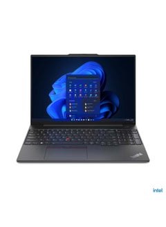 اشتري ThinkPad E16 Laptop With 16-Inch Display, Core i7-13700H Processor/16GB RAM/512GB SSD/Intel Iris XE Graphics/Windows 11 Pro English Graphite Black في الامارات