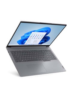 اشتري ThinkBook 16 G6 Laptop With 16-Inch Display, Core i7-13700H Processor/8GB 512GB SSD/Intel Iris XE Graphics/Windows 11 Pro English Arctic Grey في الامارات
