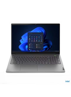 اشتري ThinkBook 15 G4 Laptop With 15.6-Inch Display, Core i7-1255U Processor/8GB 512GB SSD/Intel Iris XE Graphics/Windows 11 Pro English Mineral Grey في الامارات