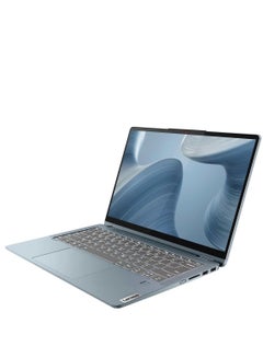 اشتري FLEX 7 Laptop With 14-Inch Display, Core i7-1225U Processor/16GB RAM/1TB SSD/Intel HD Graphics/Windows 11 English STONE BLUE في الامارات