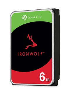 اشتري IronWolf 6TB Internal NAS HDD CMR 3.5 Inch SATA 6Gb/s 5400 RPM 256MB Cache for RAID NAS (ST6000VN006) 6 TB في الامارات