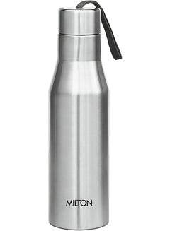 اشتري Super Single Wall Stainless Steel Bottle Silver 650ml في الامارات