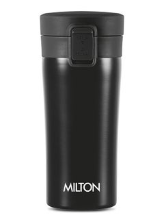 اشتري Milton Thermosteel Vacuum Insulated Coffee Mug, 300 ml | Hot & Cold Flask | Leak Proof | Rust Proof | Thermos | Soup Flask | Juice Mug | Water Flask | Tea Mug Black 300ml في الامارات