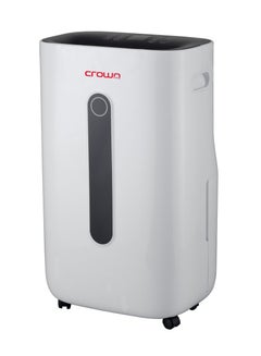 Buy MD-395 Dehumidifier: 25L/Day Capacity, Digital Humidity Display, Continuous Drainage, 24-Hour Timer, and Dry clothes mode option MD-395 Crownline Dehumidifier 25L/Day White in UAE