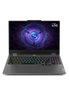 اشتري LOQ 15 Laptop With 15.6-Inch Display, Core i7-13650HX Processor/16GB RAM/512GB SSD/6GB Nvidia Geforce RTX 4050 Graphics Card/Windows 11 Home English Luna Grey في السعودية