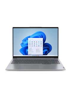 Buy ThinkBook 16 Gen6 with 16-Inch WUXGA Display, 13th Gen, Core i5-1335U Processor/32GB Ram/2TB SSD/Intel Iris Xe Graphics/Windows 11/International Version English Mineral Grey in UAE