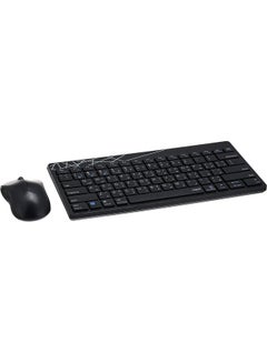اشتري Multi-Mode Wireless Keyboard Mouse Combo Black في مصر
