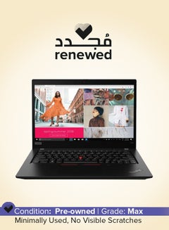 Buy Renewed - ThinkPad X390 Laptop With 13.3-Inch Display,Intel Core i5 8th Gen/8GB RAM/128GB SSD/Windows 10 Professional English Black in UAE