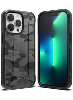 Buy Ringke DX Compatible with Apple iPhone 13 Pro Max Case Double Layer PC and Shockproof TPU Cover Heavy Duty Protection Durable Anti-Slip Scratch Resistant - Camo Black in Egypt