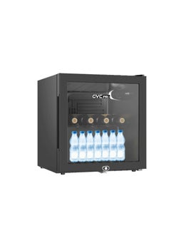 Buy Single Door Glass Display Refrigerator 50 L GVRG-75 Black in Saudi Arabia