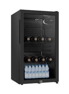 Buy Single Door Glass Display Refrigerator 90 L GVRG-155 Black in Saudi Arabia