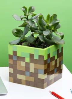 اشتري Paladone Minecraft Grass Block Pen and Plant Pot في الامارات