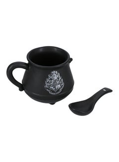 اشتري Paladone Harry Potter Cauldron Soup Mug and Spoon Set - Ceramic Hogwarts Drinkware for Soup or Tea, 500 ml في الامارات