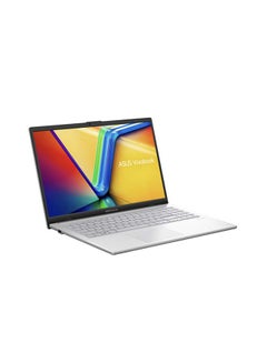 Buy Vivobook 15 Go Laptop With 15.6-Inch Display, Core i3-N305 Processor/8GB RAM/512GB SSD/Intel Iris XE Graphics/Windows 11 English/Arabic Cool Silver in Saudi Arabia