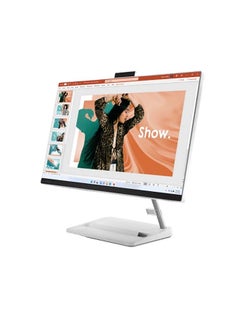 Buy IdeaCentre AIO 23.8-Inch Display, Core i5-1240P Processor/8GB RAM/512GB SSD/GeForce MX550 Graphics/Windows 11 Home English/Arabic White in UAE