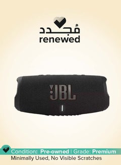 Buy Renewed - Charge 5 Portable Speaker Black in Saudi Arabia