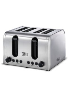 Buy 4 Slice Stainless Steel Toaster 2100 W ET444-B5 Silver in UAE
