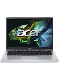 Buy Aspire 3 Laptop With 14-Inch FHD Display, AMD Ryzen 5-5500U Processor/8GB RAM/512GB SSD/AMD Radeon 610M Graphics/Windows 11 English/Arabic Silver in Saudi Arabia