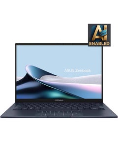 Buy Zenbook 14 Laptop With 14-Inch OLED (2880x1800) Display, Core Ultra 7-155H Processor/16GB RAM/1TB SSD/Windows 11/Intel Arc Graphics English/Arabic Ponder Blue in Egypt