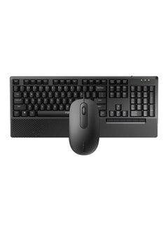 اشتري Wired Combo Keyboard And Mouse With Multimedia Keys Black في مصر