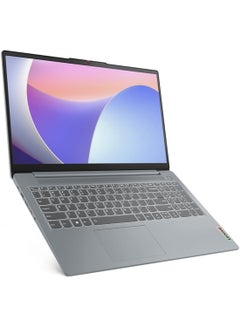 Buy IdeaPad Slim 3 15IAN8 (2023) Laptop With 15.6-Inch Display, Core i3-N305 Processor/8GB RAM/512GB SSD/Intel UHD Graphics/Windows 11 Home English/Arabic Arctic Grey in UAE