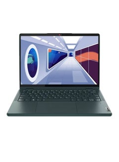 Buy Yoga 6 13ABR8 Laptop With 13.3-Inch Display, AMD Ryzen 7-7730U Processor/16GB RAM/512GB SSD/AMD Graphic Card/Windows 11 English/Arabic Dark Teal in Saudi Arabia