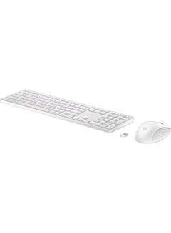 Buy Wireless Keyboard & Mouse White in UAE