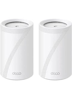 Buy Deco BE65 WiFi 7 Mesh WiFi Set (2-Pack), BE9300 Tri-Band Router & Repeater (6GHz, 2.5Gbps Ethernet Port, 9Gbps WiFi Speed, WPA3, 320MHz Channels) White in Saudi Arabia