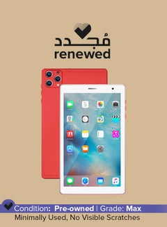 اشتري Renewed - 7-Inch Smart Tablet CM513 Pro Android Tab With 128Gb Rom 4Gb Ram Quad Core Wi-Fi 5G LTE Kids Tablet في السعودية