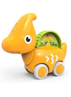 Buy Paractenosaurus Toy Car, for 1-5 Years Old Boys and Girls, Car Toys for Kids Toddler - Yellow in UAE