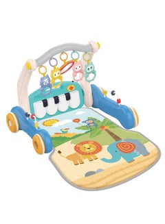 Buy Baby 2 in 1 Piano Playmat With Music And Walker in UAE