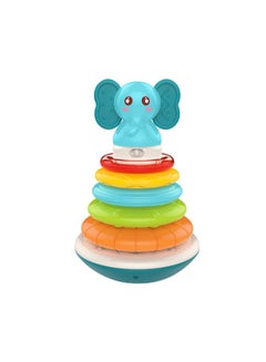 Buy Huanger - Baby Toys Stacking Game Musical Toy - Blue in UAE