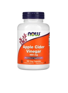 Buy Apple Cider Vinegar 450 mg 180 Veg Capsules in Egypt