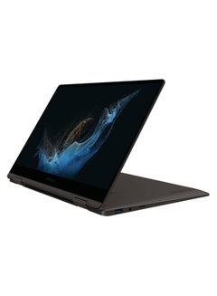 اشتري Galaxy Book 2 X360 2 in 1 Laptop With 13.3-Inch Display, Core i7-1255U Processor/16GB RAM/512GB SSD/Intel Iris Xe Graphics/Windows 11 English Black في الامارات