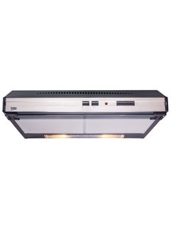 Buy Beko Flat Built-In (Under-Cabinet) Hood - 60 Cm - Stainless Steel - 2 Motors -TURKEY - CFB 6433 XFE 238 W 9206313200 Silver-Black in Egypt