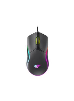 اشتري Wired Gaming Mouse RGB Gaming Mouse Ultra Lightweight Honeycomb Case Adjustable 7200 DPI 7 Programmable Buttons في السعودية