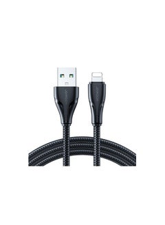 Buy S-UL012A11 Surpass Series 2.4A USB-A To Lightning Fast Charging Data Cable - 0.25M - Black in Egypt