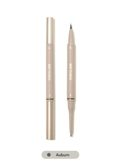 اشتري Waterproof 2 In 1 Eyebrow Pencil Auburn في مصر