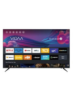 Buy 55 Inch Edgeless 4K UHD Smart TV With Bluetooth, Voice Mouse And Dolby Audio 2024 E55ELVD1100 Black in UAE