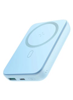 اشتري 10000 mAh JOYROOM JR-W020 20W Magnetic Wireless Phone Charger Power Bank PD Fast Charging Blue في مصر