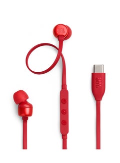 Buy Tune 310C USB-C Wired Hi-Res In-Ear Headphones Red in Egypt