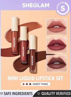 اشتري Matte Allure Mini Liquid Lipstick Set - Sweet Thing في مصر