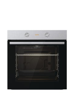 اشتري Built in Electric oven With Grill from Gorenje 84 liters 60 cm multi-function Stainless Steel BO6712E02XK BO6712E02XK Silver في مصر