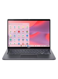 Buy Chromebook Spin 714 2-in-1 Convertible (2023) Laptop With 14-Inch Display, Core i5-1335U Processor/8GB RAM/256GB SSD/Intel Iris Xe Graphics/Chrome OS English Steel Grey in UAE