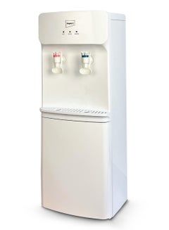Buy Water Dispenser 2 Taps Hot And Cold Stainless Steel Tank Compressor Cooling System WD 3904B White in Saudi Arabia