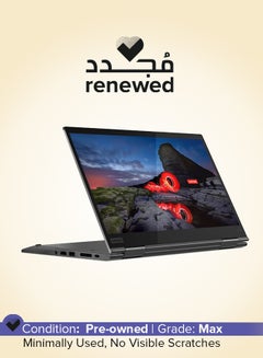 اشتري Renewed - ThinkPad X1 Yoga G3 Laptop With 14.1-Inch Touchscreen Display,intel Core i7/8th Gen/16GB RAM/512GB SSD/Windows 11 Pro English Black في الامارات