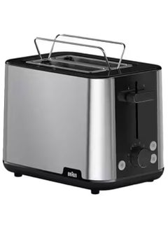 Buy PurShine Toaster, 8 browning settings, auto shut-off, BPA free 900 W HT 1510 BK Black in Egypt